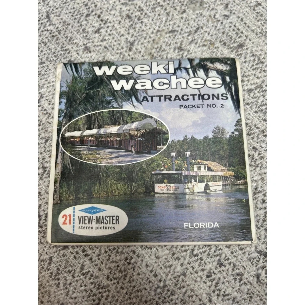 Sawyer's View Master Reel #A 987 Weeki Wachee Attractions Florida 2 circa 1960s